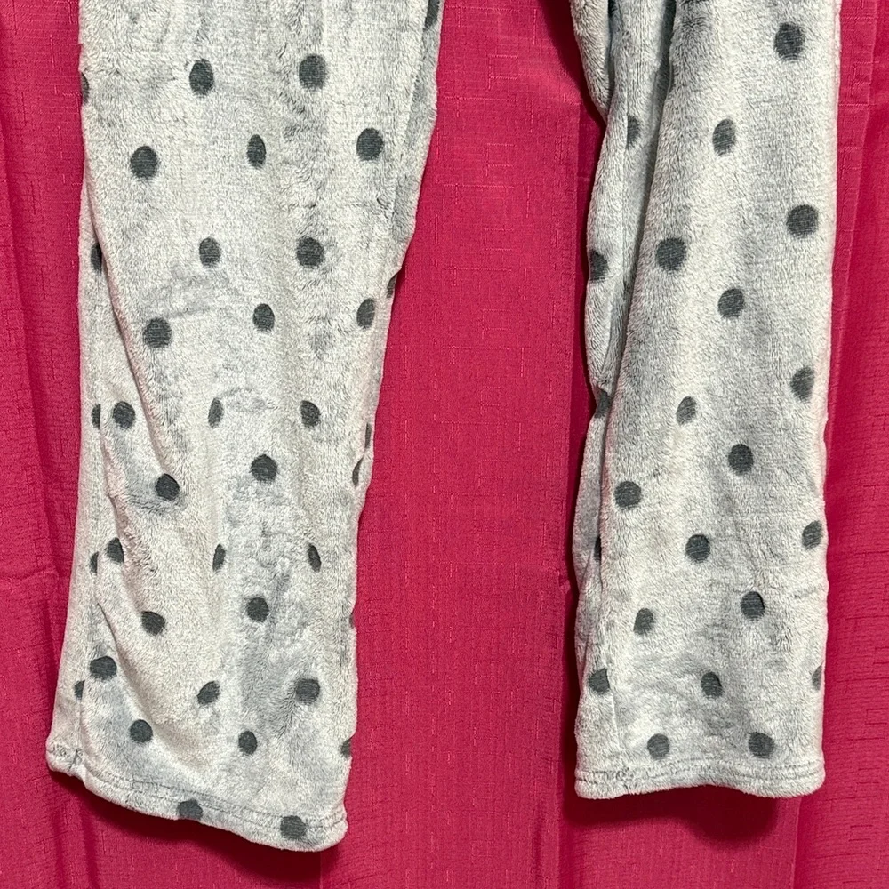 Gray Polka Dot Women's Pajama Pants Size 2X